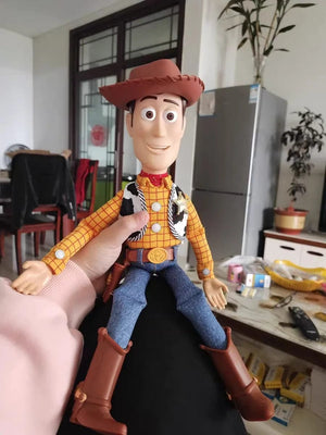 Planet Gates Woody Disney Toy Story 4 Anime Figure Talking Woody Buzz Jessie Rex Action Figures Model Decoration Collection christmas Toy Gifts