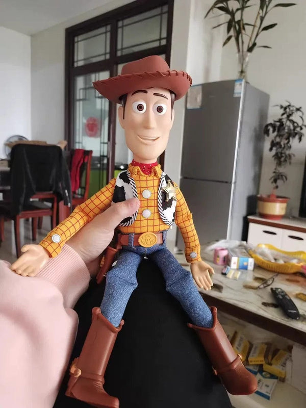 Planet Gates Woody Disney Toy Story 4 Anime Figure Talking Woody Buzz Jessie Rex Action Figures Model Decoration Collection christmas Toy Gifts