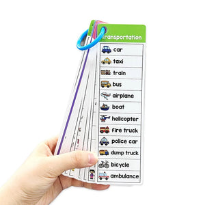 Planet Gates Word List Cards Kids Montessori English Word Lists Cards ESL Teaching Materials Sight Words Writing Vocabulary Building Autism Learning Toys