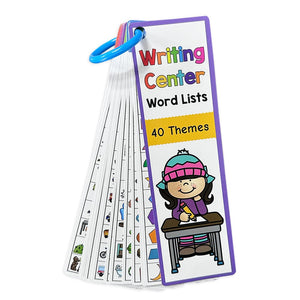 Planet Gates Word List Cards Kids Montessori English Word Lists Cards ESL Teaching Materials Sight Words Writing Vocabulary Building Autism Learning Toys