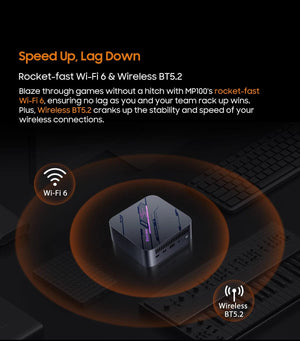 Planet Gates [World Premiere] Blackview Mini PC MP100 AMD R7 5700U Mini PC 8-Core 16-thread 16GB /32GB DDR4 512GB/1TB SSD Mini Computer PC