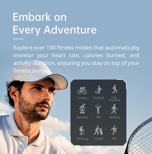 Planet Gates [World Premiere]Global Version BLACKSHARK GT3 Smart Watch 1.96'' Curved Amoled Display Support Bluetooth Call 100+ Sport Modes