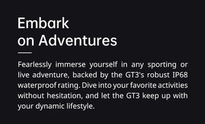 Planet Gates [World Premiere]Global Version BLACKSHARK GT3 Smart Watch 1.96'' Curved Amoled Display Support Bluetooth Call 100+ Sport Modes