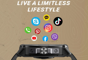 Planet Gates [World Premiere]MASX Oasis X Premium GPS Smart Watch Alexa Built-in GPS Hi-Fi Bluetooth Phone Calls Military Grade Sports Watch