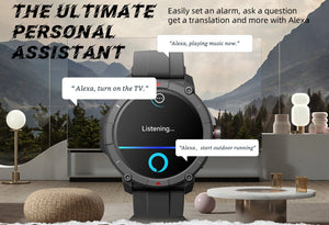 Planet Gates [World Premiere]MASX Oasis X Premium GPS Smart Watch Alexa Built-in GPS Hi-Fi Bluetooth Phone Calls Military Grade Sports Watch