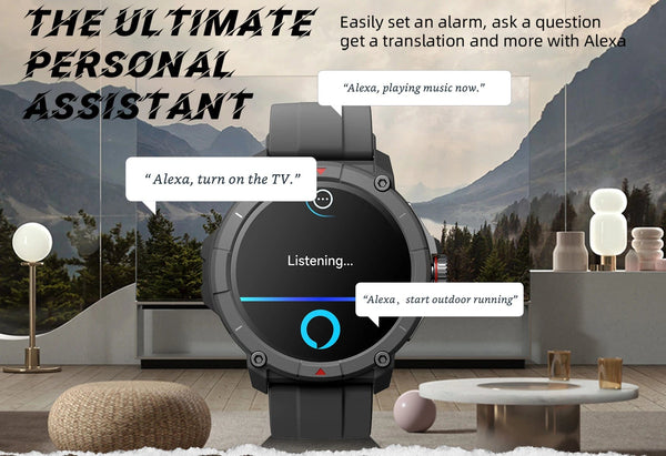 Planet Gates [World Premiere]MASX Oasis X Premium GPS Smart Watch Alexa Built-in GPS Hi-Fi Bluetooth Phone Calls Military Grade Sports Watch