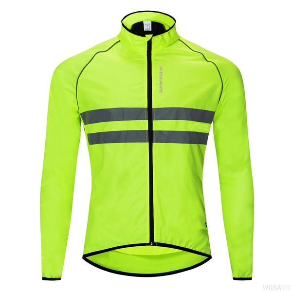 Planet Gates WOSAWE Cycling Jacket Man Windproof Waterproof Reflective Ultralight MTB Mountain Bicycle Wind Jackets Cycling Bike Windbreaker