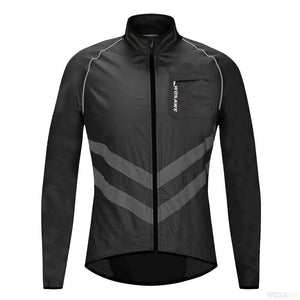 Planet Gates WOSAWE Cycling Jacket Man Windproof Waterproof Reflective Ultralight MTB Mountain Bicycle Wind Jackets Cycling Bike Windbreaker