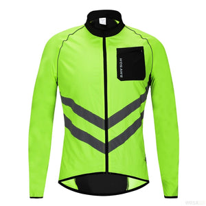 Planet Gates WOSAWE Cycling Jacket Man Windproof Waterproof Reflective Ultralight MTB Mountain Bicycle Wind Jackets Cycling Bike Windbreaker