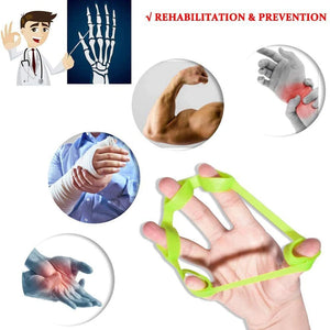 Planet Gates Wrist Stretcher Finger Gripper Expander Strength Trainer Exercise Silicone Hand Gripper 5 Finger Pinch Carpal Expanders For Gym