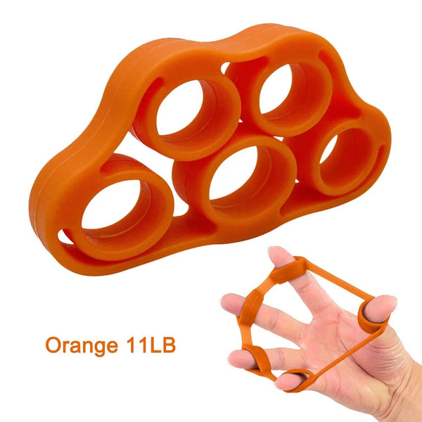 Planet Gates Wrist Stretcher Finger Gripper Expander Strength Trainer Exercise Silicone Hand Gripper 5 Finger Pinch Carpal Expanders For Gym