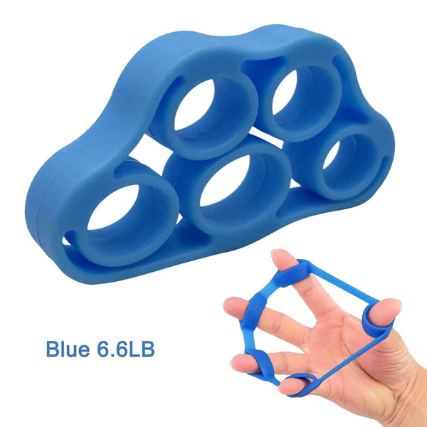 Planet Gates Wrist Stretcher Finger Gripper Expander Strength Trainer Exercise Silicone Hand Gripper 5 Finger Pinch Carpal Expanders For Gym