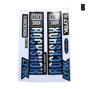 Planet Gates WT Front fork sticker mountain bike bicycle front shock absorber color change waterproof sticker