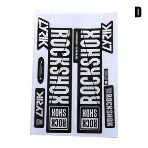 Planet Gates WT Front fork sticker mountain bike bicycle front shock absorber color change waterproof sticker