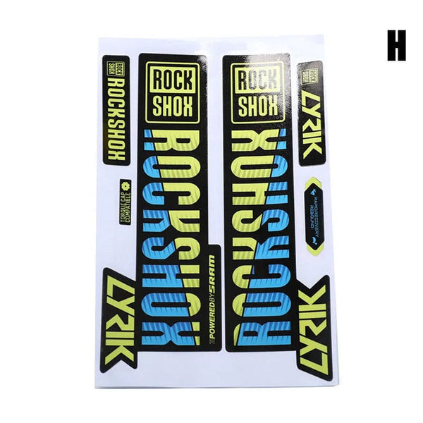 Planet Gates WT Front fork sticker mountain bike bicycle front shock absorber color change waterproof sticker