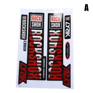 Planet Gates WT Front fork sticker mountain bike bicycle front shock absorber color change waterproof sticker