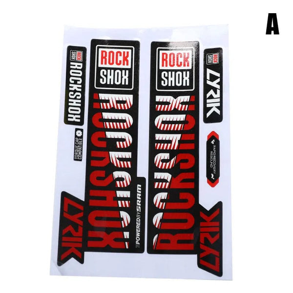 Planet Gates WT Front fork sticker mountain bike bicycle front shock absorber color change waterproof sticker