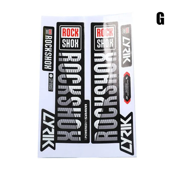 Planet Gates WT Front fork sticker mountain bike bicycle front shock absorber color change waterproof sticker