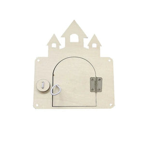 Planet Gates WT761 Busy Board DIY Clock Toy Baby Sensorial Montessori Sensory Toys Busyboard Cognitive Activity Board Accessories Part For Children