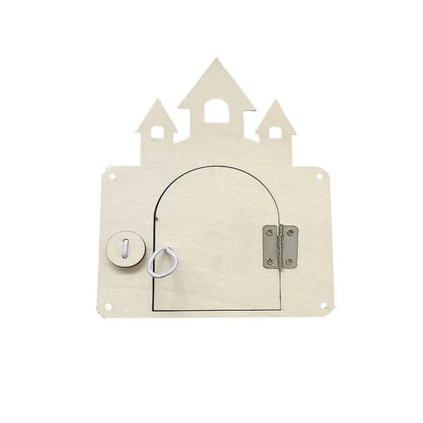 Planet Gates WT761 Busy Board DIY Clock Toy Baby Sensorial Montessori Sensory Toys Busyboard Cognitive Activity Board Accessories Part For Children