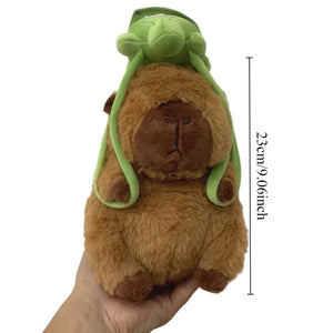 Planet Gates Wu gui CPBLA / 20cm Hamburg Capybara Plush Toy Fluffty Kawaii Plushie Doll Simulation Capibara Anime Cute Stuffed Animals Soft Plush Gift Kid Toys