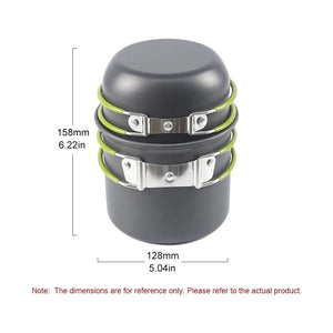 Planet Gates X-eped Travel Camping cookware kit cooking set Ultralight Outdoor tableware set Tourism Equipment For Hiking Picnic