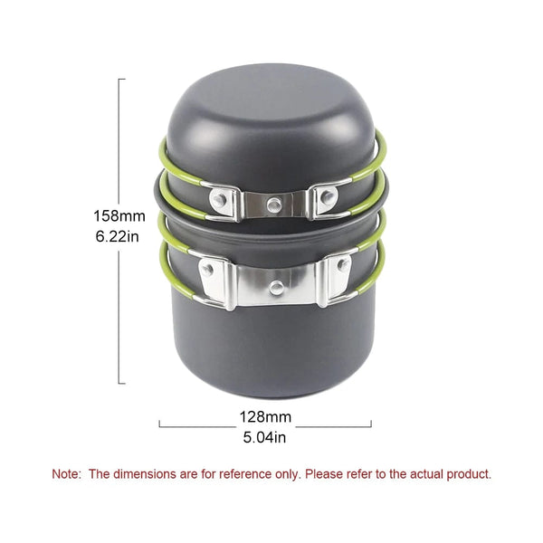 Planet Gates X-eped Travel Camping cookware kit cooking set Ultralight Outdoor tableware set Tourism Equipment For Hiking Picnic