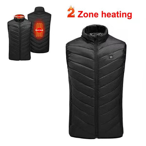 Planet Gates X-TIGER 9/2 Places Heated Jacket Men Women USB Electric Thermal Warm Hunting Coat Winter Outdoor Camping Hiking Heated Vest