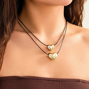 Planet Gates X0173-8gold Trend Wedding Party Jewelry Long Black Ribbon Choker Necklace For Women Elegant White Imitation Pearl Beach Vacation Necklaces