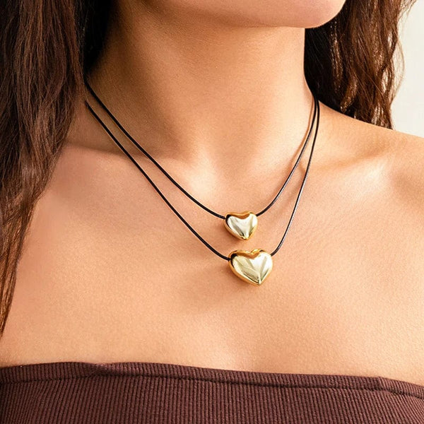 Planet Gates X0173-8gold Trend Wedding Party Jewelry Long Black Ribbon Choker Necklace For Women Elegant White Imitation Pearl Beach Vacation Necklaces