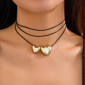 Planet Gates X0173-8silver Trend Wedding Party Jewelry Long Black Ribbon Choker Necklace For Women Elegant White Imitation Pearl Beach Vacation Necklaces
