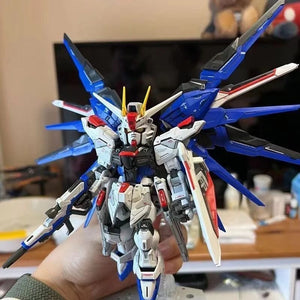 Planet Gates X10A / no box GAOGAO MGSD SEED ZGMF-X10A Freedom Model Kit  With Stickers And Platforms Assemble Mecha Model Assembling Anime Statue Toys