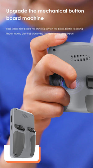 Planet Gates X6 Black D007 Plus/ X6 3.5 Inch IPS Screen Handheld Game Players Dual Joystick 10000+ Game Retro Devices Portable Game Consoles