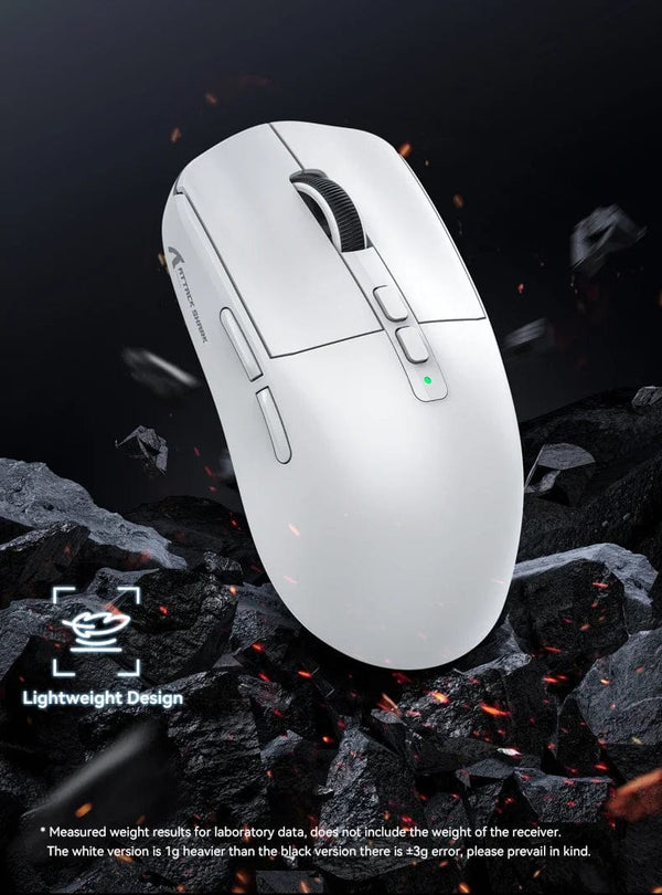 Planet Gates X6 PAW3395 Bluetooth Mouse,2.4 Tri-Mode Connection, RGB Touch Magnetic Charging Base, Macro Gaming Mouse