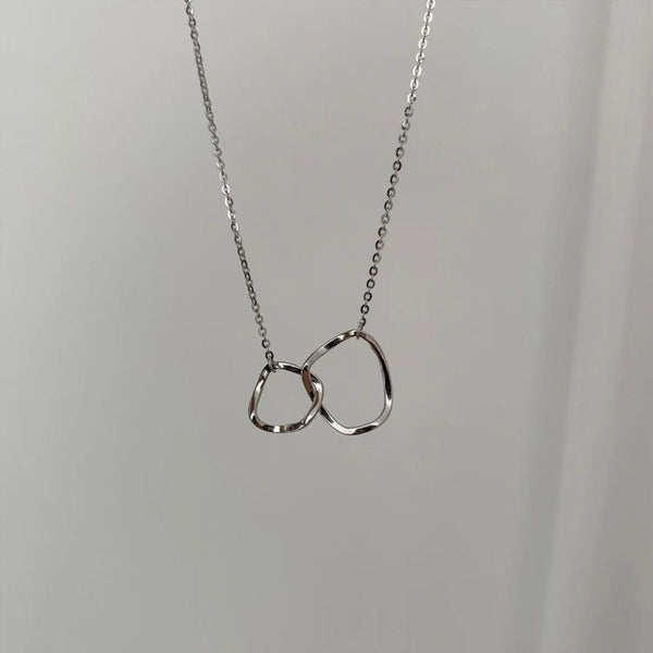 Planet Gates x607 2022 Trend Elegant Jewelry Crystal Circle Pendant Necklace Golden Color Unquie Women Fashion Necklace Wholesale