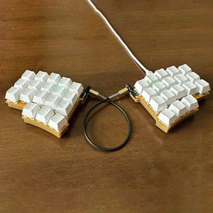 Planet Gates X7-Kit -Aluminum / Red Switch Split Mechanical Keyboard 40-key Layout Programmable VIA Key Change Mechanical Keyboard Mini Independent custom Gaming Keyboard