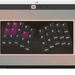 Planet Gates X7-Kit -Aluminum / Red Switch Split Mechanical Keyboard 40-key Layout Programmable VIA Key Change Mechanical Keyboard Mini Independent custom Gaming Keyboard