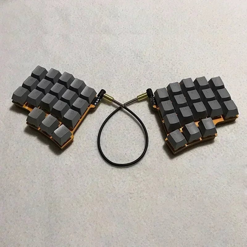 Planet Gates X7-Kit -Aluminum / Red Switch Split Mechanical Keyboard 40-key Layout Programmable VIA Key Change Mechanical Keyboard Mini Independent custom Gaming Keyboard