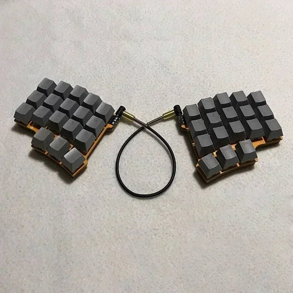 Planet Gates X7-Kit -Aluminum / Red Switch Split Mechanical Keyboard 40-key Layout Programmable VIA Key Change Mechanical Keyboard Mini Independent custom Gaming Keyboard