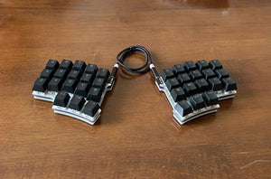 Planet Gates X7-Kit -Aluminum / Red Switch Split Mechanical Keyboard 40-key Layout Programmable VIA Key Change Mechanical Keyboard Mini Independent custom Gaming Keyboard