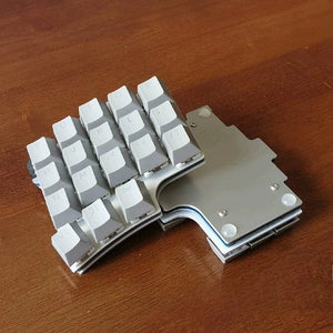 Planet Gates X7-Kit -Aluminum / Red Switch Split Mechanical Keyboard 40-key Layout Programmable VIA Key Change Mechanical Keyboard Mini Independent custom Gaming Keyboard