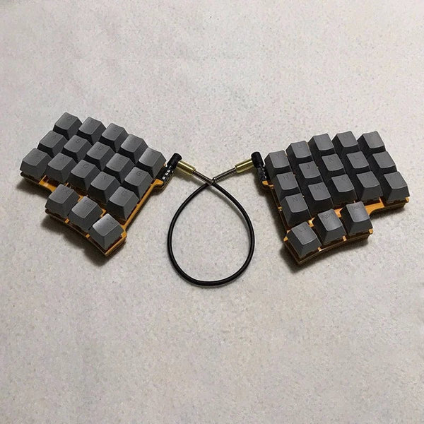 Planet Gates X7-Kit -Aluminum / Red Switch Split Mechanical Keyboard 40-key Layout Programmable VIA Key Change Mechanical Keyboard Mini Independent custom Gaming Keyboard