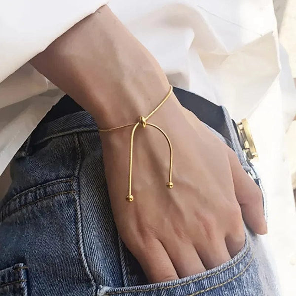 Planet Gates x807jin-s Bracelet Simple Long Tassel Chain Necklace for Women Trendy Adjustable Choker Necklace 2024 Fashion Jewelry Chain On The Neck Girls Gifts