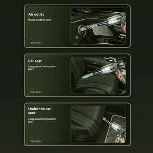 Planet Gates Xiaomi 1290000Pa 5-in-1 Cordless Car Vacuum Cleaner Portable Strong Suction Vacuum Cleaner Handheld Mini Car Appliance