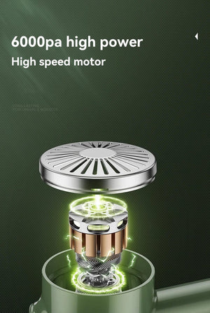 Planet Gates Xiaomi 1290000Pa 5-in-1 Cordless Car Vacuum Cleaner Portable Strong Suction Vacuum Cleaner Handheld Mini Car Appliance