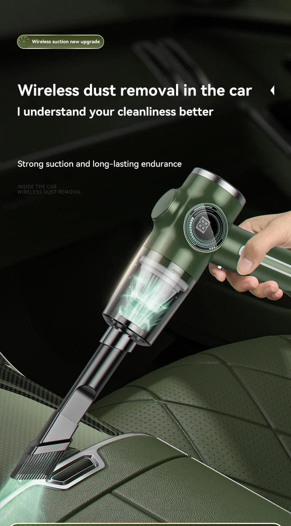 Planet Gates Xiaomi 1290000Pa 5-in-1 Cordless Car Vacuum Cleaner Portable Strong Suction Vacuum Cleaner Handheld Mini Car Appliance