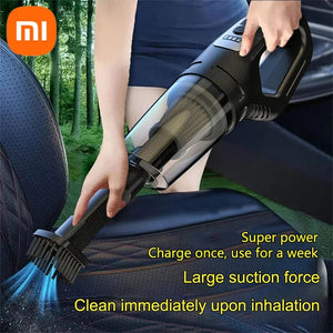 Planet Gates Xiaomi 160W Car Vacuum Cleaner Wireless Handheld Portable Cordless Cleaner USB Charging High Power Suitable for Car Pet Hair