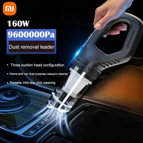 Planet Gates Xiaomi 160W Car Vacuum Cleaner Wireless Handheld Portable Cordless Cleaner USB Charging High Power Suitable for Car Pet Hair