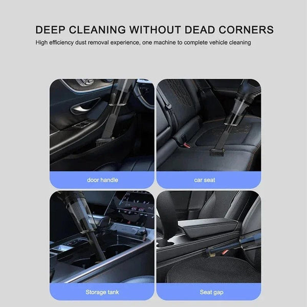 Planet Gates Xiaomi 160W Car Vacuum Cleaner Wireless Handheld Portable Cordless Cleaner USB Charging High Power Suitable for Car Pet Hair
