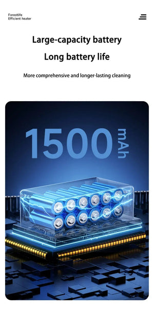 Planet Gates Xiaomi 9800000PA Portable Car Vacuum Cleaner 200W Vacuum Cleaner Mite Removal Car Electrical Home Vacuum Cleaner Wet and Dry